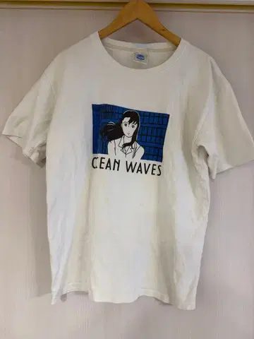 스튜디오 지브리 [ 바다가 들린다 ] T셔츠 (XXL 사이즈)