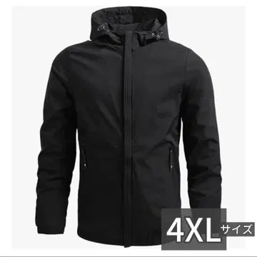 [ 하자품 ] 남성용 자켓 마운틴 파카 4XL 블랙 방풍 경량