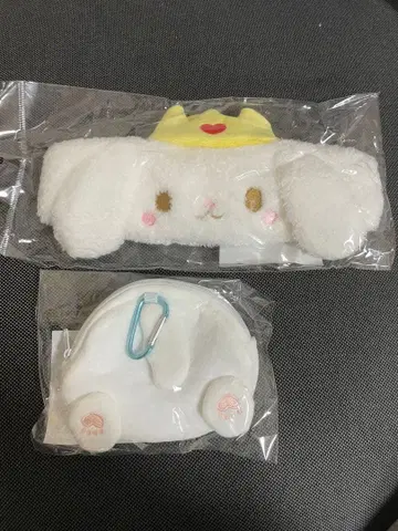 [제오참] RURU 봉제 인형풍 헤어밴드&파우치 세트 [미개봉 새상품]