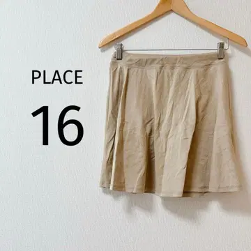 11 PLACE 베이지 큐롯 16 팬츠 바지 구제 의류