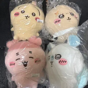 치이카와 (먼작귀) 시이푸와 봉제 인형 전 4종 세트