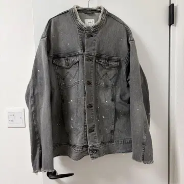 Wrangler Discoat 데님 자켓 랭글러 페인트