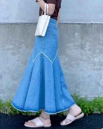 something 머메이드 플레어 스커트