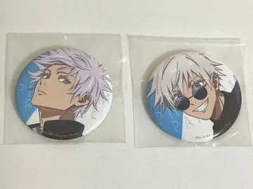 주술회전 팬파레 캔뱃지 스티커 세트 연동 필살 고죠 사토루