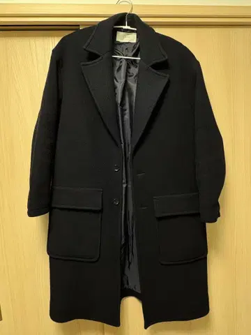 다크 네이비 체스터 코트 M 사이즈