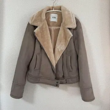 GYDA 무스탕 코트 인조 모피