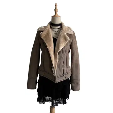 GYDA 무스탕 코트 인조 모피