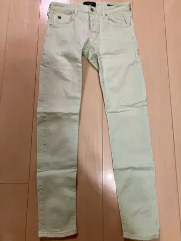 스코치앤소다 SCOTCH&SODA 슬림 데님 팬츠 그린 민트