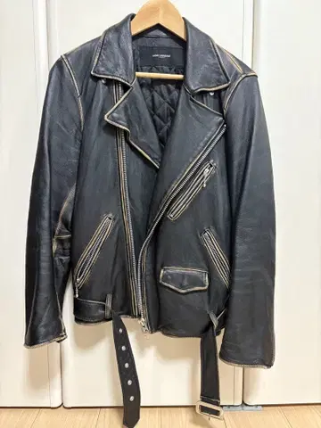 나노 유니버스 블랙 양가죽 라이더 자켓 S