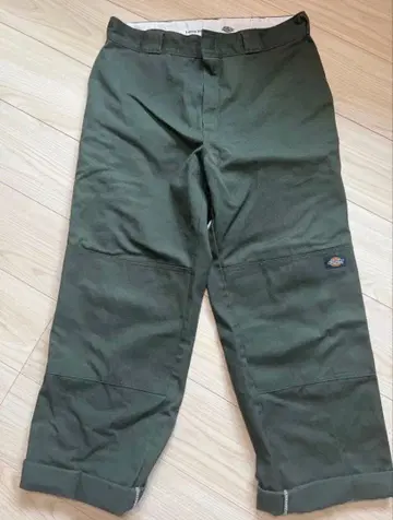 Dickies 더블니 다크 그린 size 34