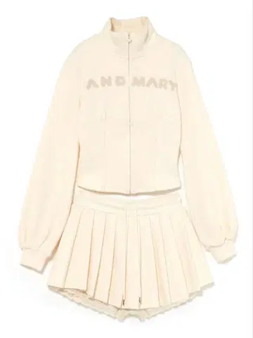 andmary Lace logo set up ivory