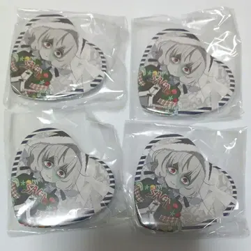 준코 하트 캔뱃지 4점