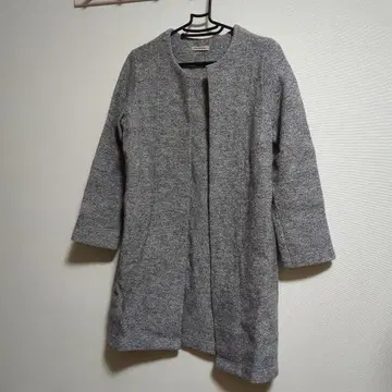 [ liflattie ships ] 노카라 롱 코트 울 그레이