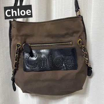 끌로에 숄더백 브라운