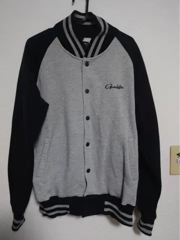 gamakatsu 바시티 자켓 L 사이즈 그레이/네이비