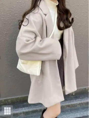 GRL 루즈 테일러드 코트 ze585 아이보리