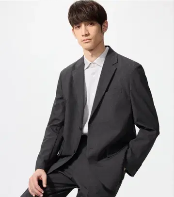 UNIQLO 칸도우 자켓 다크 그레이 M
