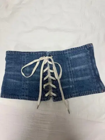 THE SHINZONE 데님 레이스업 코르셋