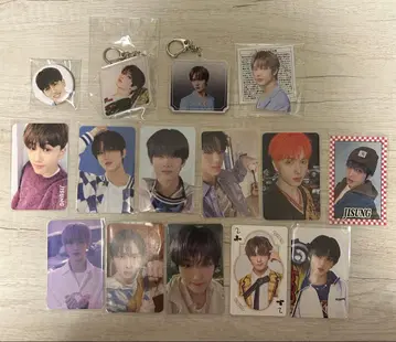 JISUNG 굿즈 세트 포토 카드 키링 등