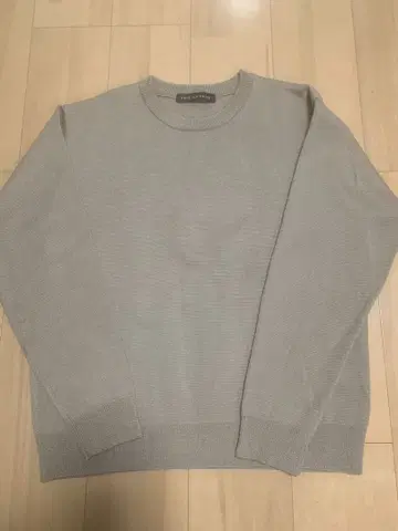 [ 미사용 새상품 ] nano universe 베이지 크루넥 니트