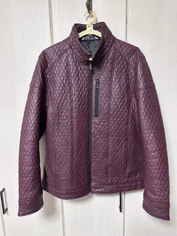 renoma HOMME 가죽 자켓 와인 레드