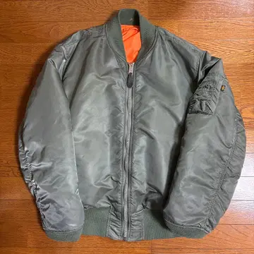 AlphaMA-1 플라이트 자켓 올리브 그린