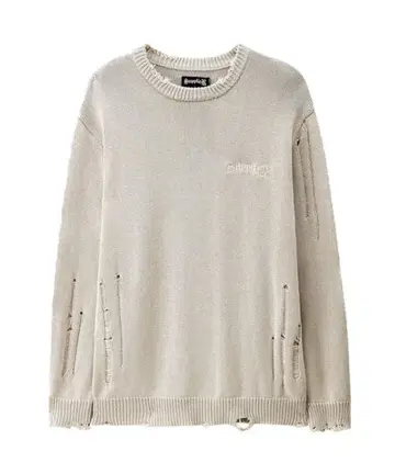 SUPPLIER Distressed Crew Knit 니트