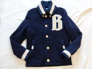 할리우드 런치마켓 BLUE BLUE 인디고 염색 바시티 자켓 2