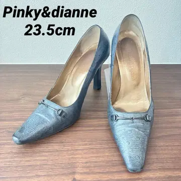 새상품급 Pinky&dianne 비트 하이힐 펌프스 그레이 23.5cm
