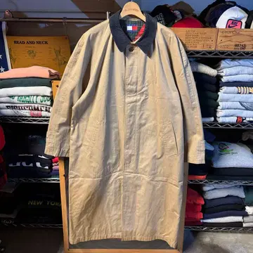 90s vintage TOMMY HILFIGER 스텐카라 코트