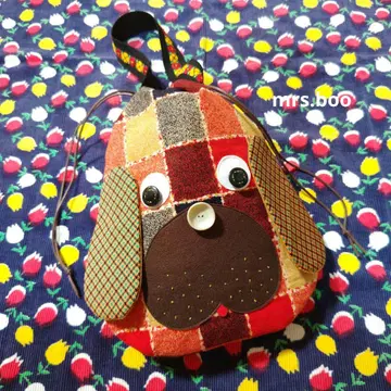 레트로 강아지 복조리 백 복조리 레트로 복조리 핸드메이드