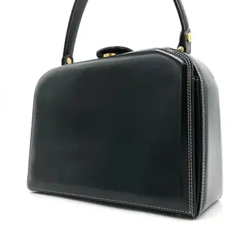 [새상품급] SAVVY 사비 핸드백 블랙 골드 금장 장식 포멀