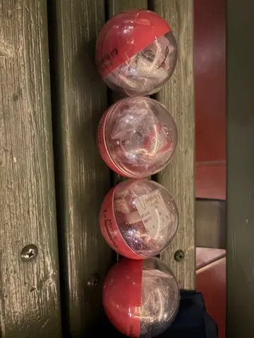 릴린린 캡슐 토이 파랑 x 2, 빨강 x 2