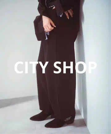 CITY SHOP 'O' BARREL KNIT 배럴 니트 팬츠