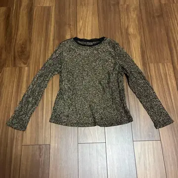 RESPIGHI 레스피기 라메 믹스 긴팔 니트