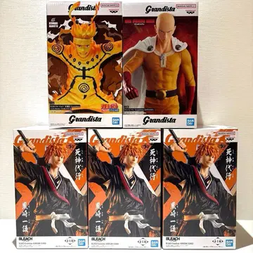 5개 Grandista BLEACH 나루토 원펀맨 프라이스 피규어