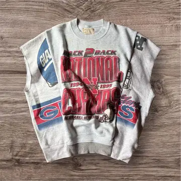 77circa 맨투맨 칼리지 프린트 맨투맨