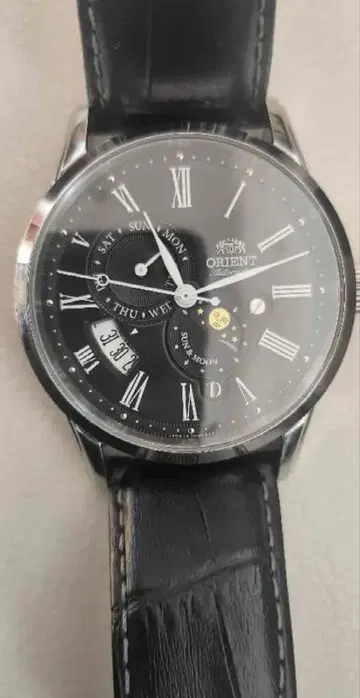 ORIENT 자동 와인딩 손목시계 블랙