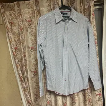 TOMMY HILFIGER 스트라이프 긴팔 셔츠 M