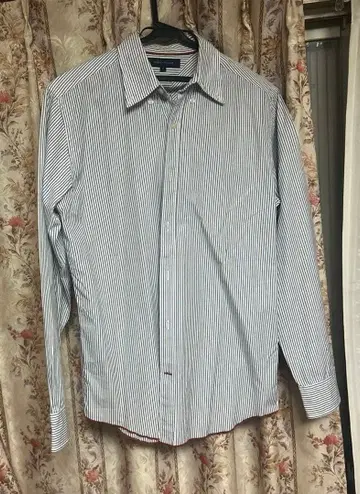TOMMY HILFIGER 스트라이프 긴팔 셔츠 M