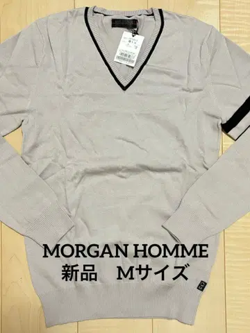 [ 새상품 ] MORGAN HOMME V넥 니트 M 사이즈