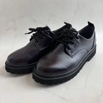 호킨스 가죽 신발 통굽 레이스업 24cm