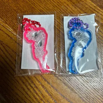 비와코 키링 물새 스테이션 물고기 2개