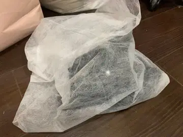 피움 빅 리본 펄 퍼 티펫 블랙 머플러 미개봉 새상품