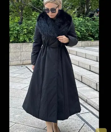 JENNE 기능성 면 다운 코트 드레스 M