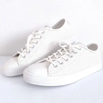 [ 미사용급 ] 컨버스 올스타 쿠페 우븐 OX 스니커즈 화이트