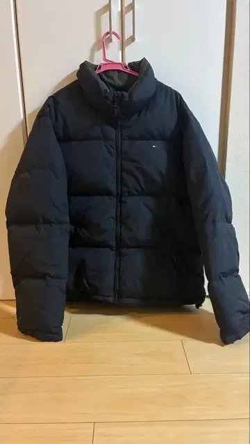 블랙 다운 자켓