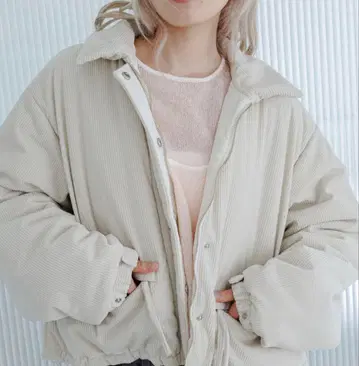 택 포함 미사용^_^KBF 리버서블 패딩 자켓