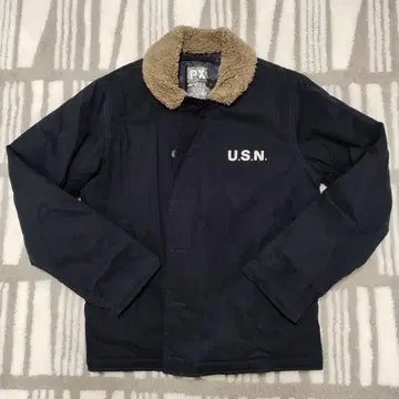 U.S.N. 보아 옷깃 네이비 밀리터리 자켓