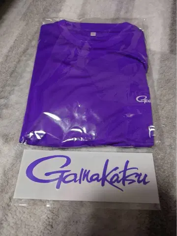 Gamakatsu 퍼플 T셔츠 스티커